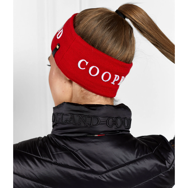 Holland Cooper Logo Headband - Heritage Red-2